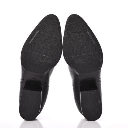 Alexander Wang Calfskin Ankle Cutout Kori Boots 38.5 Black 7 of 9