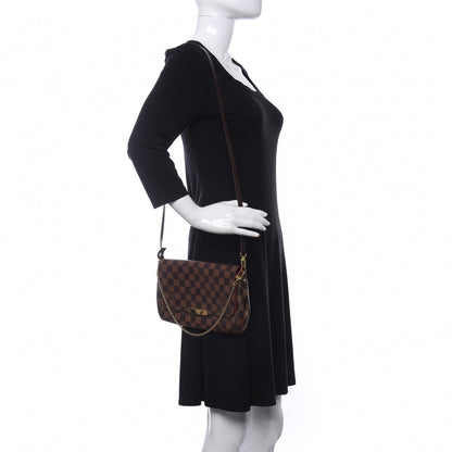 Louis Vuitton Damier Ebene Favorite MM 2 of 10