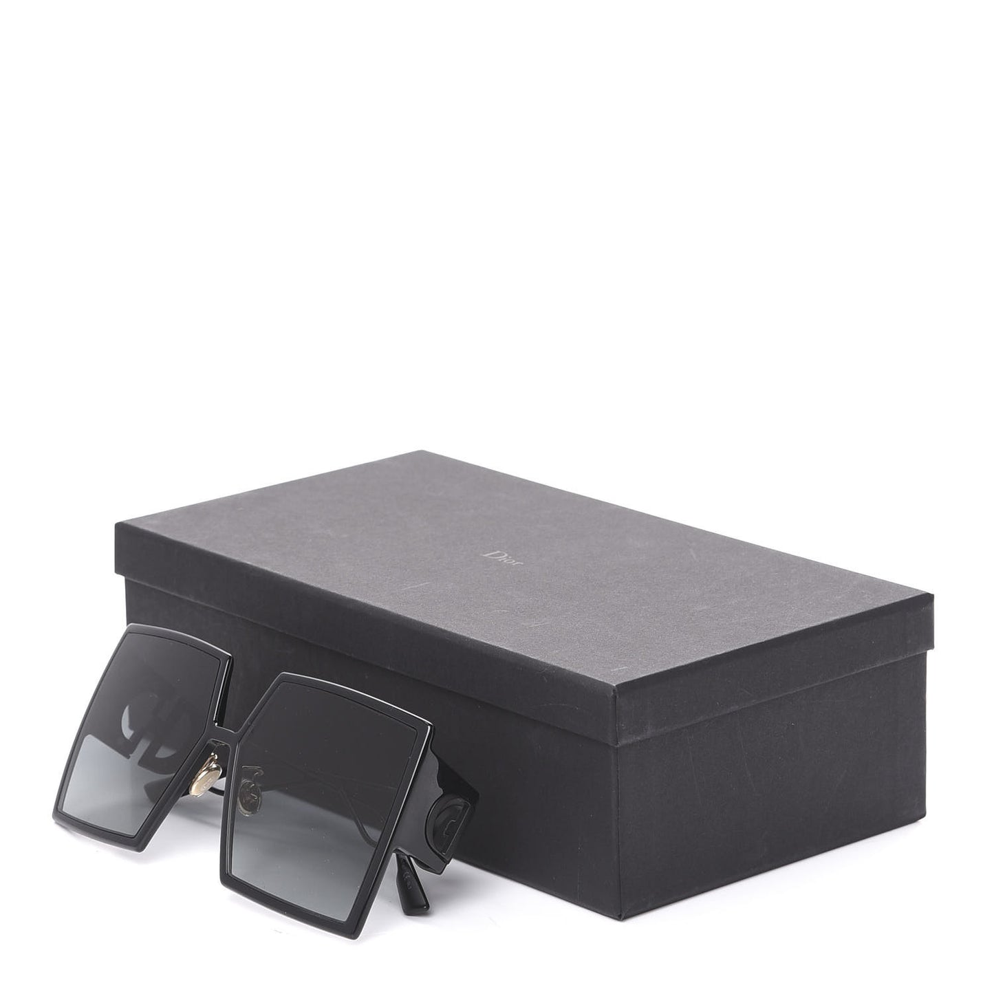 Square 30 Montaigne Sunglasses Black