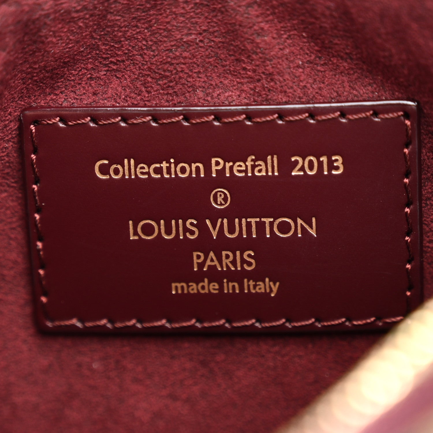 Louis Vuitton Damier Paillettes Mini Pochette Accessories Red 6 of 7