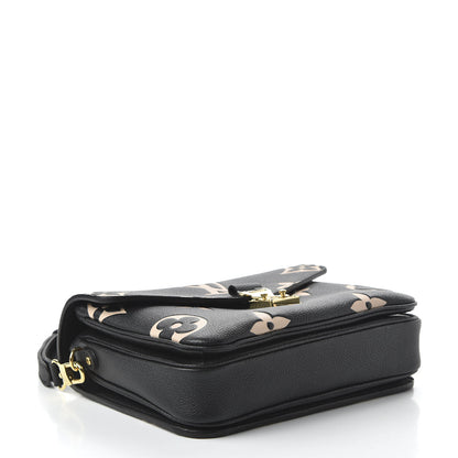 Louis Vuitton Empreinte Monogram Giant Pochette Metis Black Beige 4 of 9