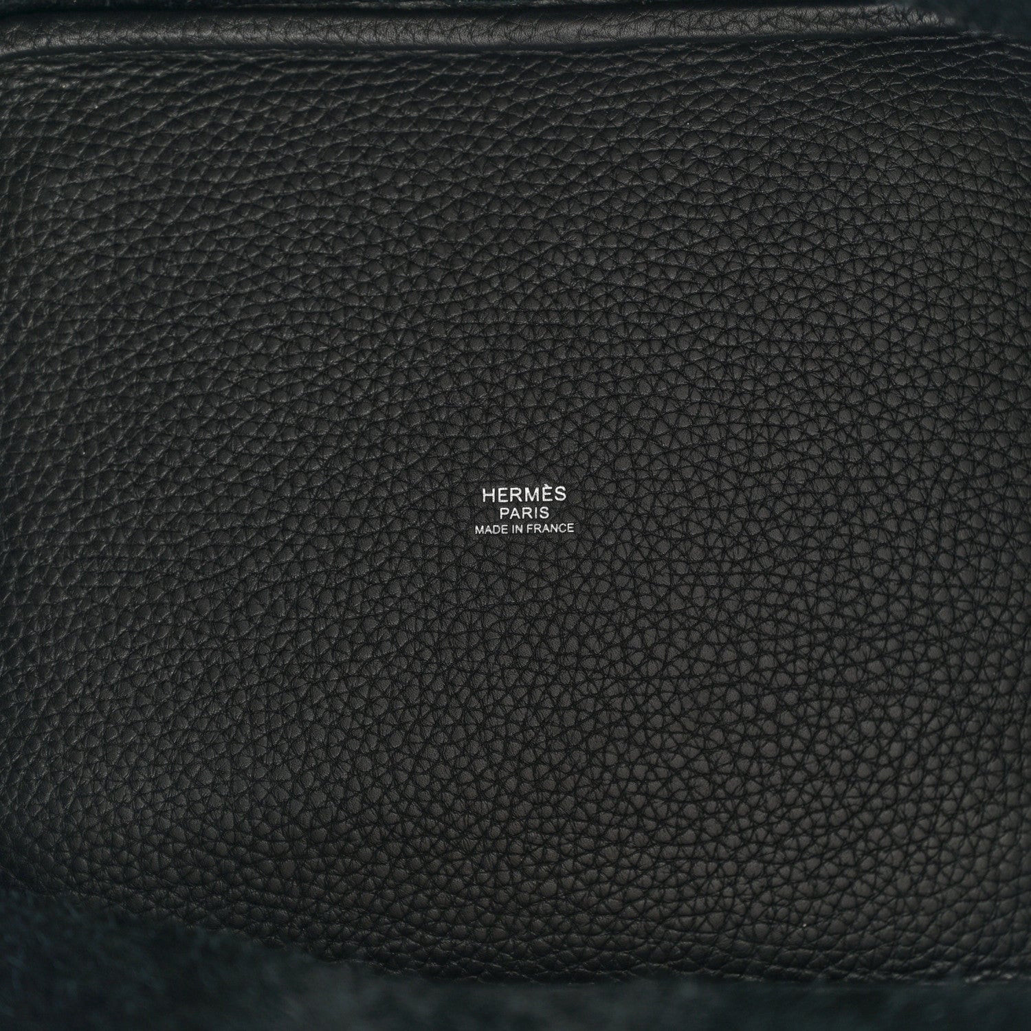 Hermes Taurillon Clemence Monochrome Picotin Lock 22 MM Black 5 of 11