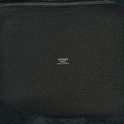 Hermes Taurillon Clemence Monochrome Picotin Lock 22 MM Black 5 of 11