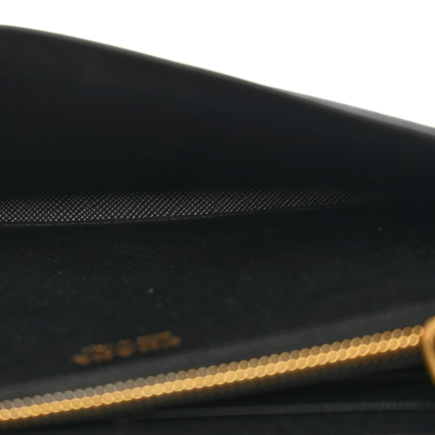 Saffiano Metal Envelope Wallet Black