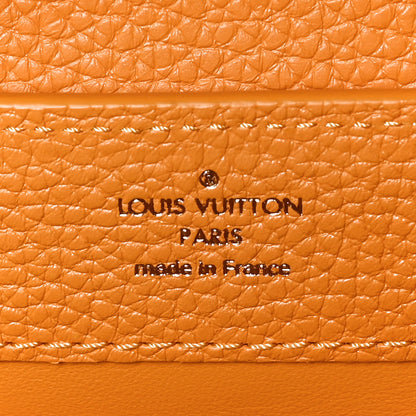 Louis Vuitton Taurillon Mini Capucines Sunbeam Yellow 5 of 11