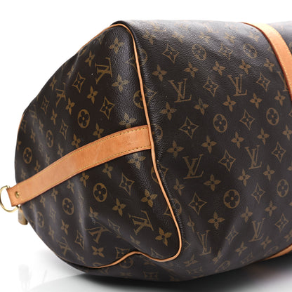 Louis Vuitton Monogram Keepall Bandouliere 55 8 of 10