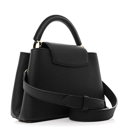 Louis Vuitton Taurillon Capucines BB Black 3 of 11