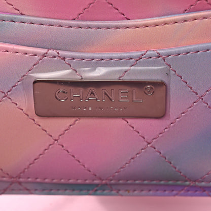 Chanel PVC Patent Calfskin Patent Lambskin Small CC Vanity Case Pink 6 of 10
