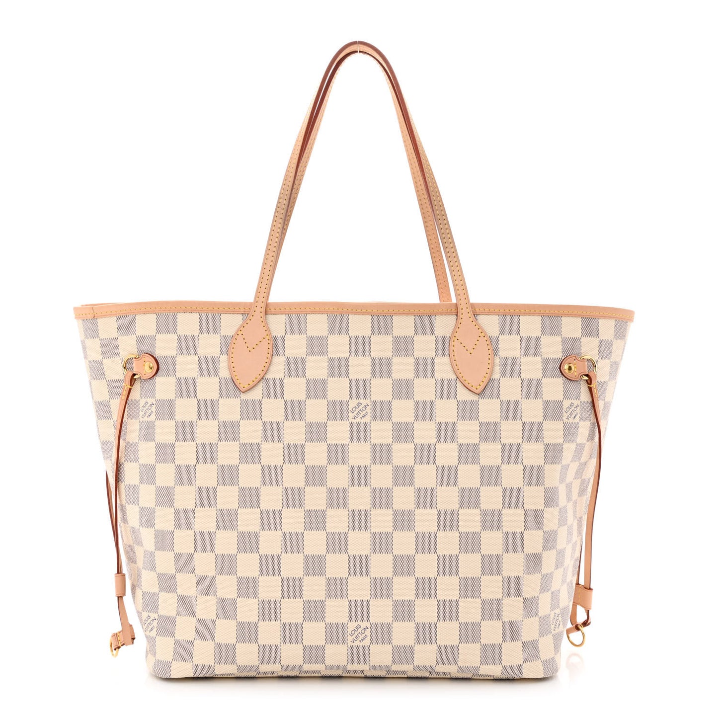 Damier Azur Neo Neverfull MM Rose Ballerine