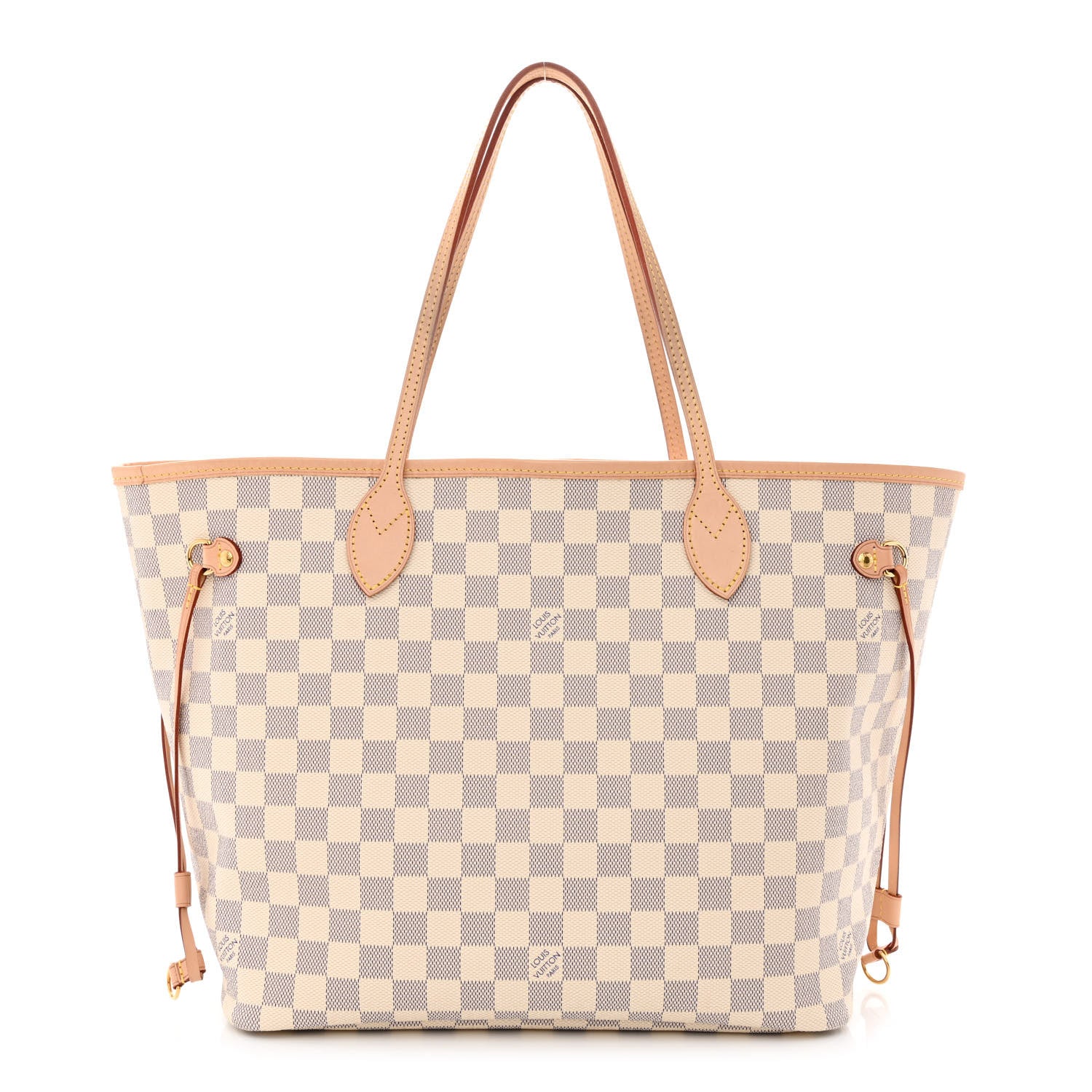 Louis Vuitton Damier Azur Neo Neverfull MM Rose Ballerine 3 of 14