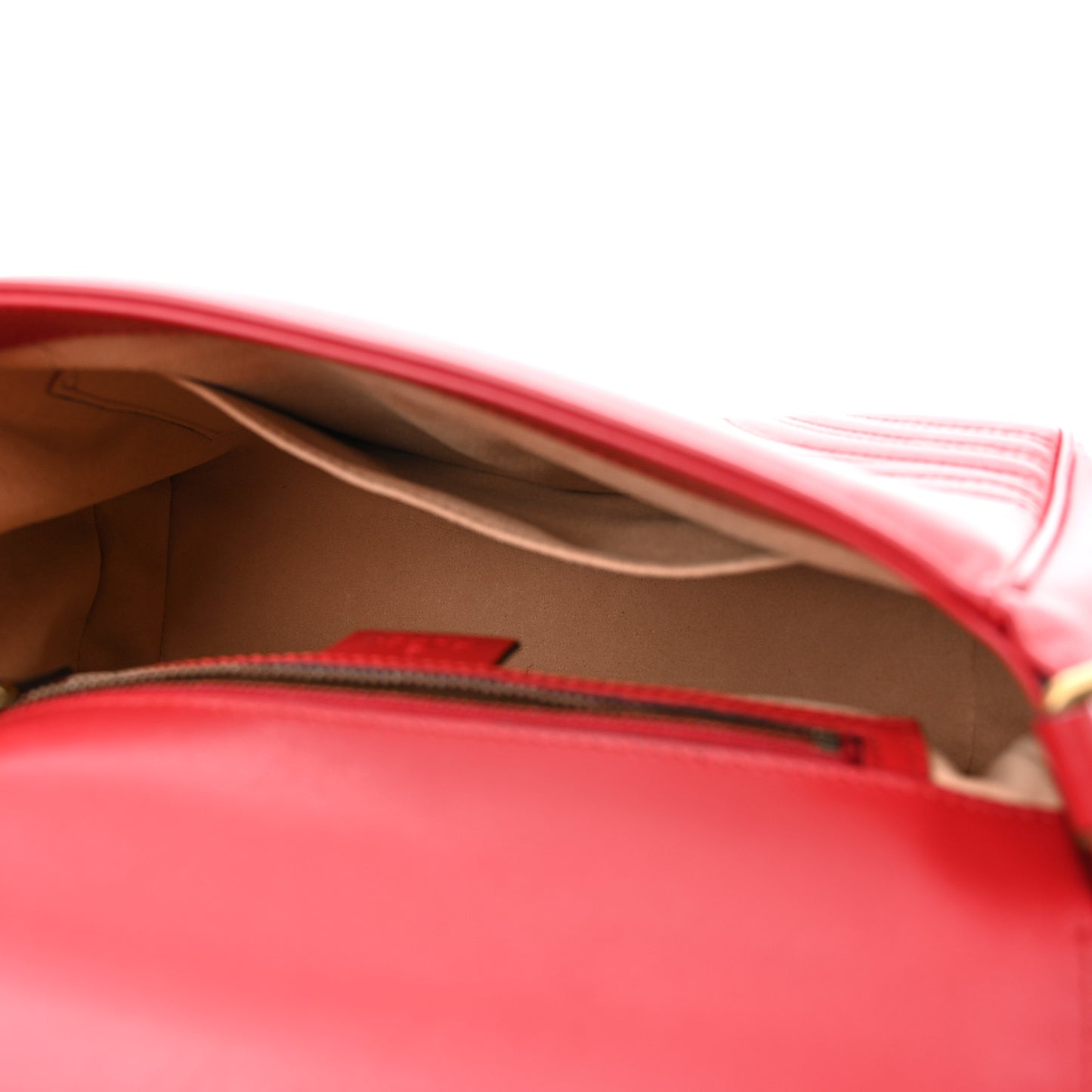 Calfskin Matelasse Small GG Marmont Top Handle Shoulder Bag Hibiscus Red