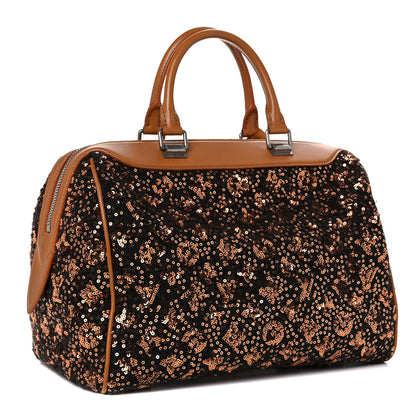 Louis Vuitton Sequin Monogram Sunshine Express Speedy Gold 3 of 18