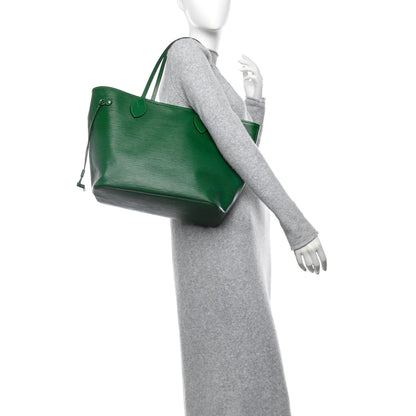 Louis Vuitton Epi Neverfull MM Borneo Green 2 of 13