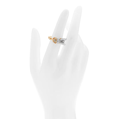 Gucci 18K Yellow Gold Diamond Le Marche Des Merveilles Bee Ring 50 5.5 2 of 6
