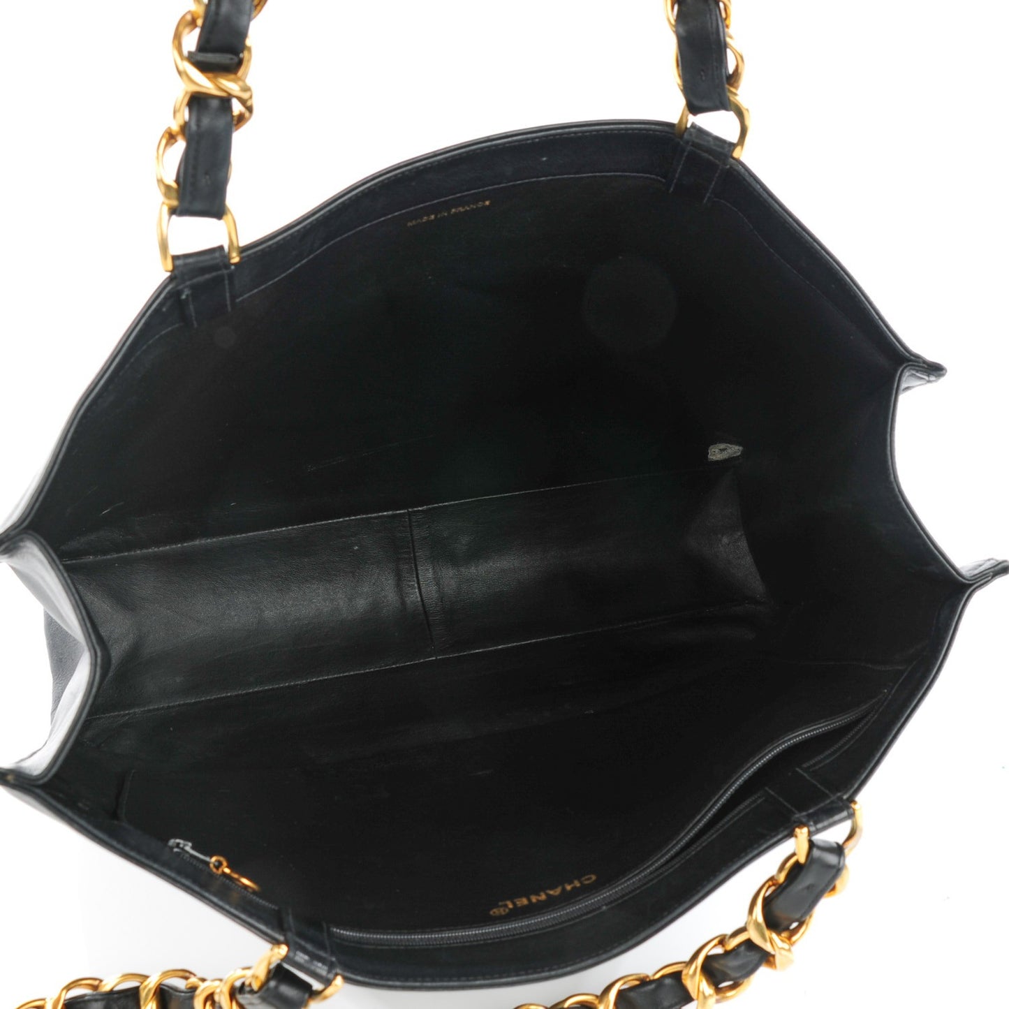 Lambskin Jumbo Shoulder Bag Black