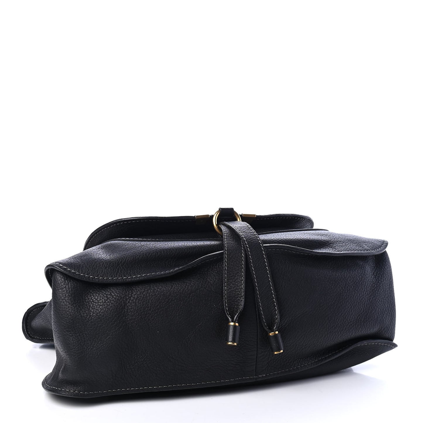 Calfskin Medium Marcie Satchel Black