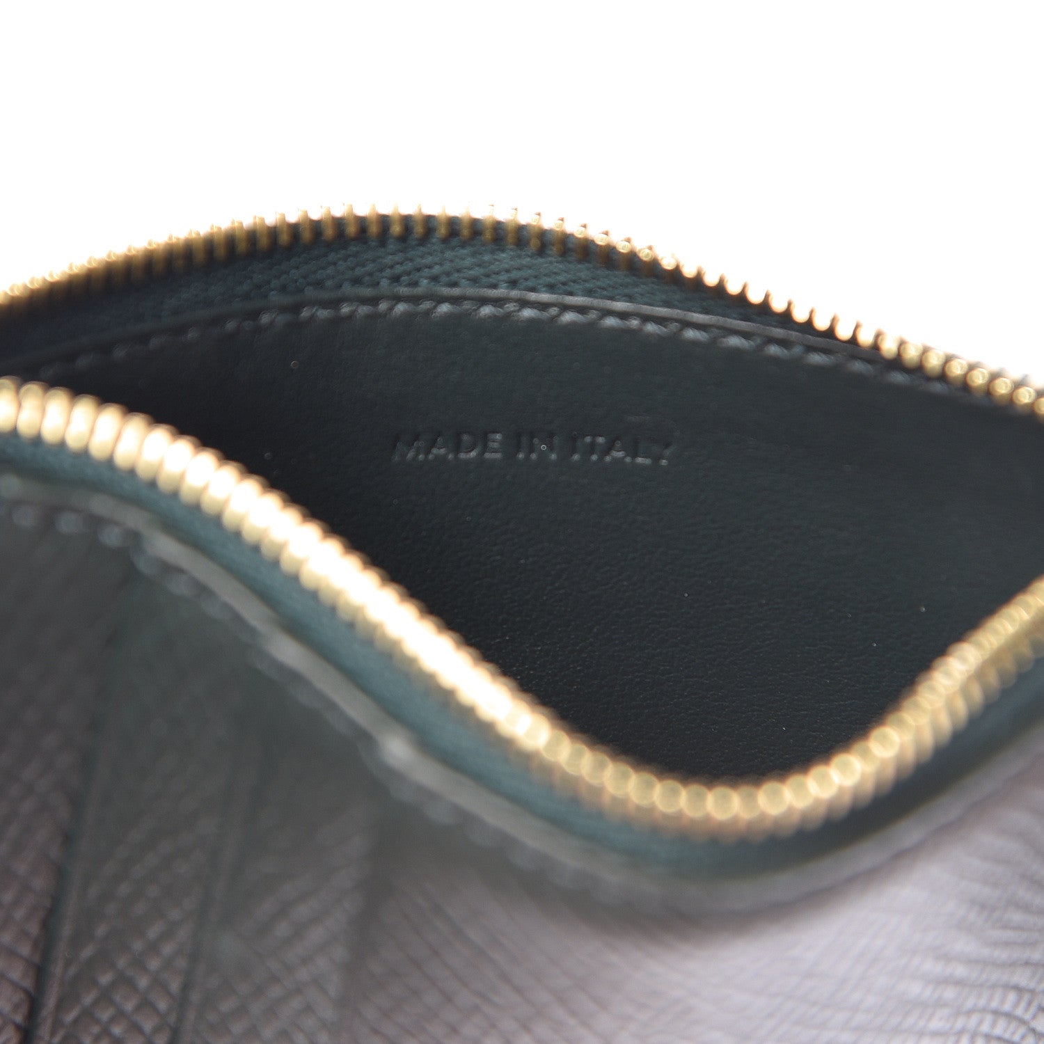 Celine Grained Calfskin Zipped Card Holder Amazone 7 of 9