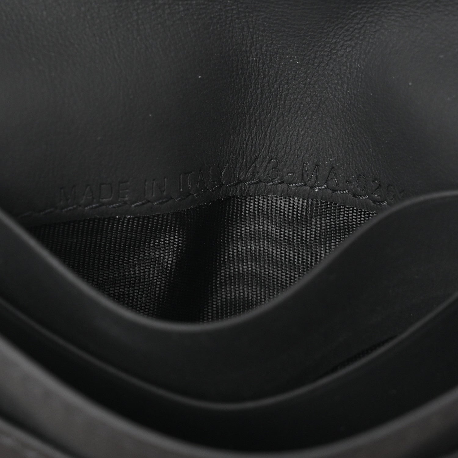Christian Dior Ultra Matte Calfskin Saddle Card Holder Black 7 of 7