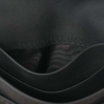 Christian Dior Ultra Matte Calfskin Saddle Card Holder Black 7 of 7