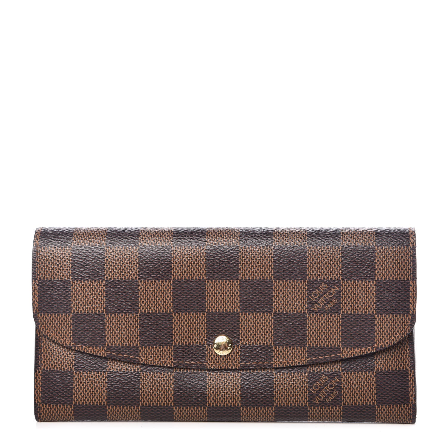 Louis Vuitton Damier Ebene Emilie Wallet 1 of 9