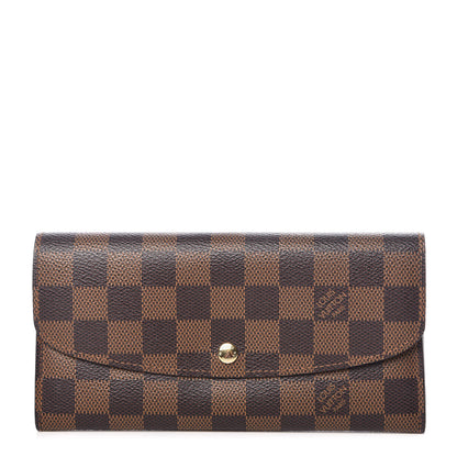 Louis Vuitton Damier Ebene Emilie Wallet 1 of 9