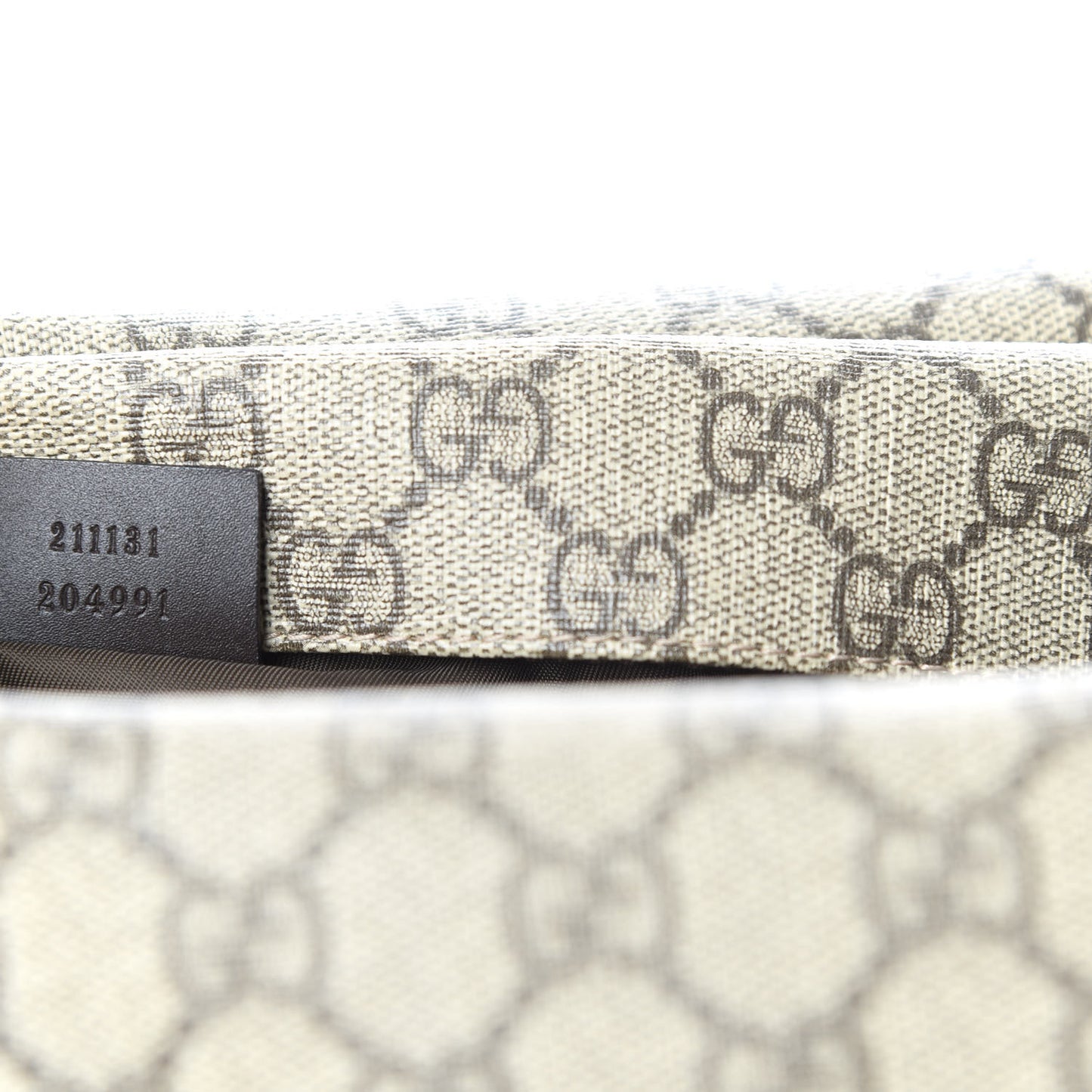 GG Plus Monogram Messenger Diaper Bag Dark Brown