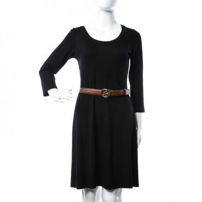 Gucci Guccissima Interlocking G Belt 80 32 Chocolate 2 of 9