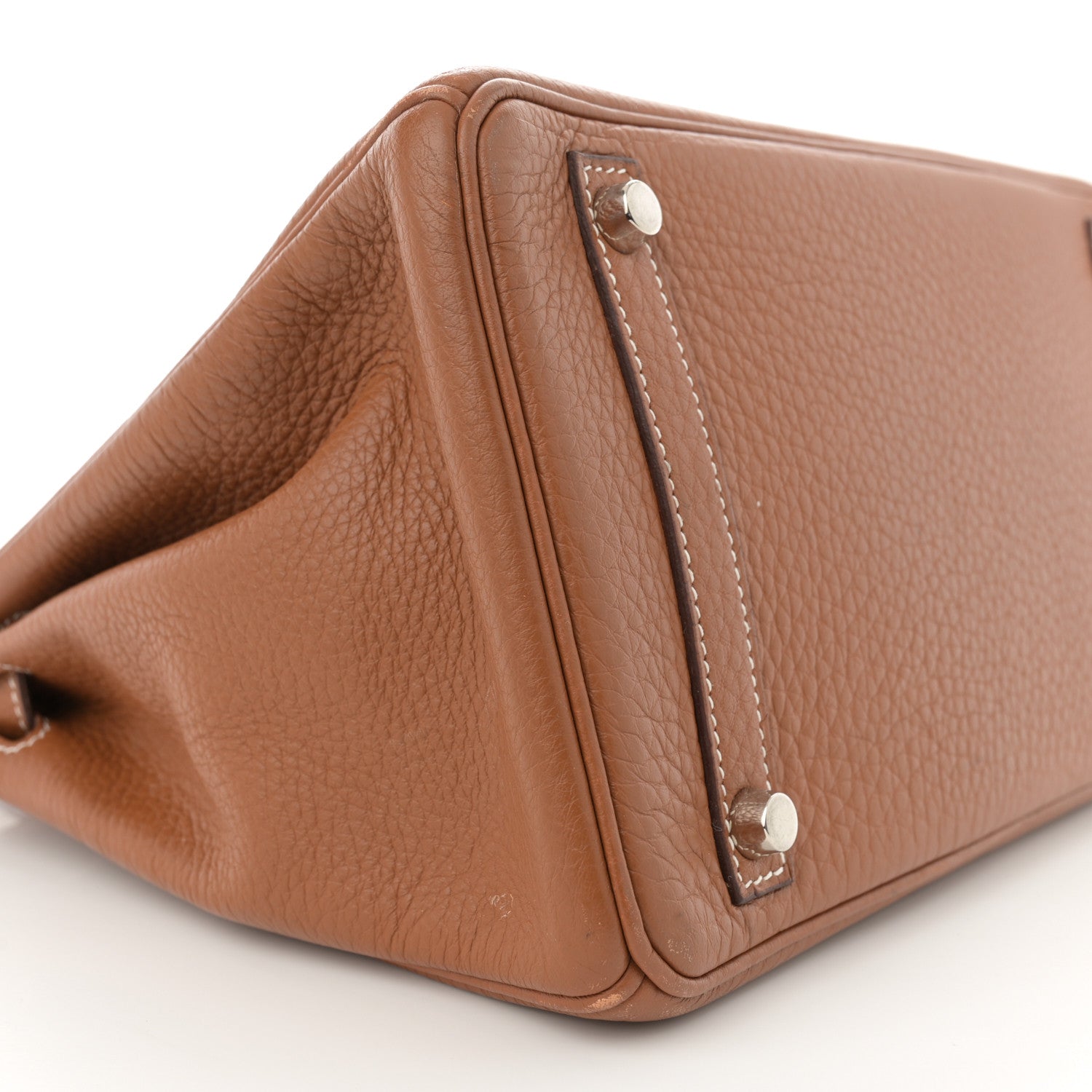 Hermes Taurillon Clemence Birkin 30 Gold 9 of 14