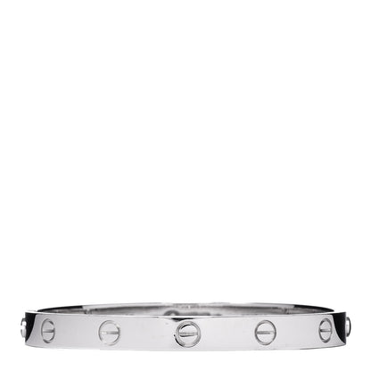 Cartier 18K White Gold LOVE Bracelet 17 1 of 6