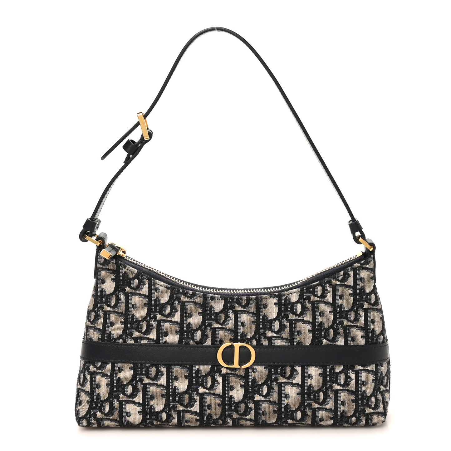 Oblique 30 Montaigne Mini Hobo Bag Blue