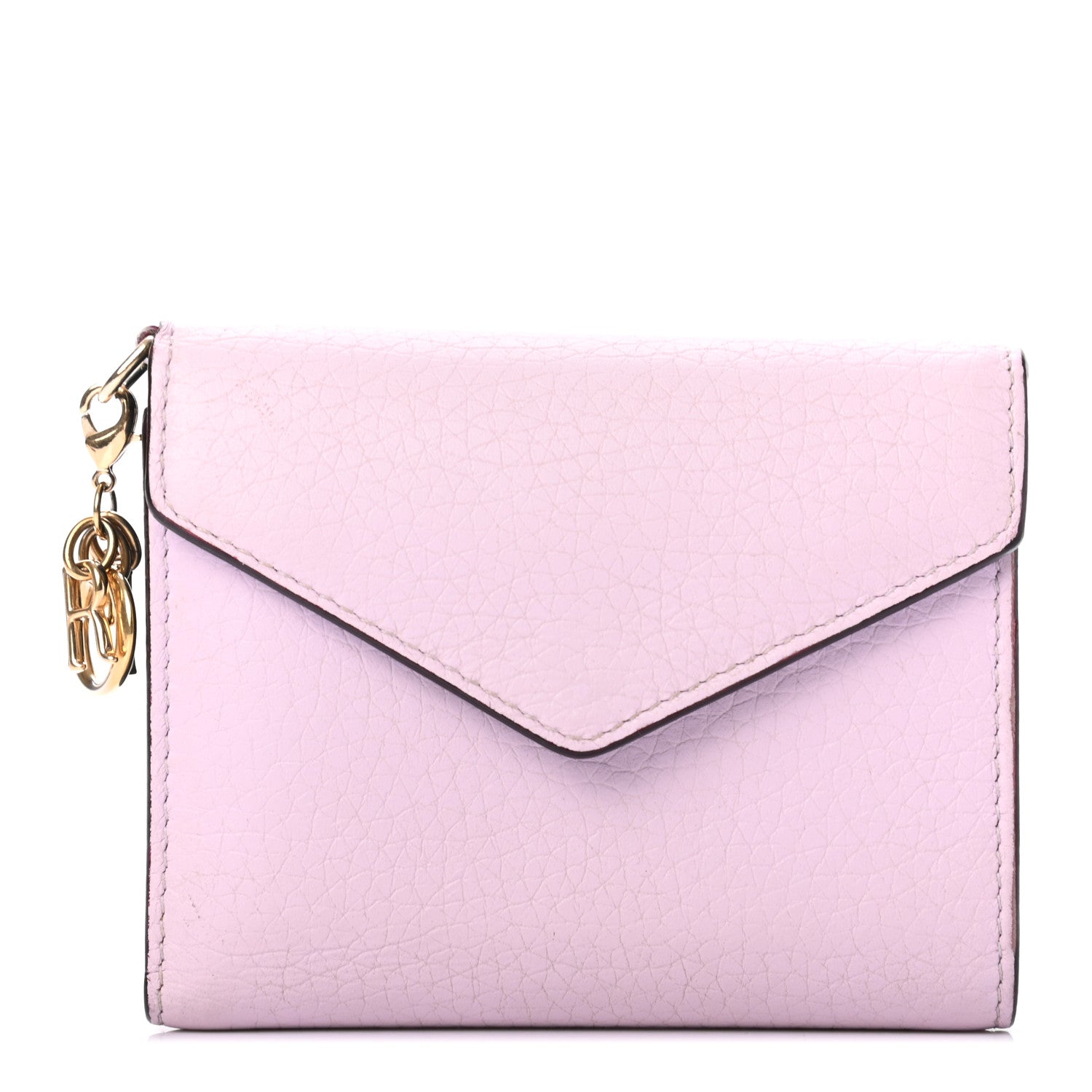Christian Dior Bullcalf Diorissimo Medium Envelope Wallet Rose Poudre 1 of 6