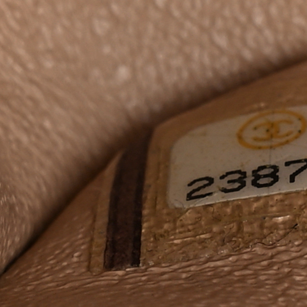 Caviar Quilted Medium Double Flap Beige Clair