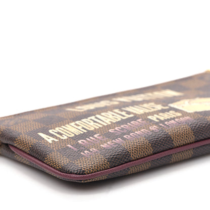 Louis Vuitton Damier Ebene Milla MM Trunk Pochette 7 of 8