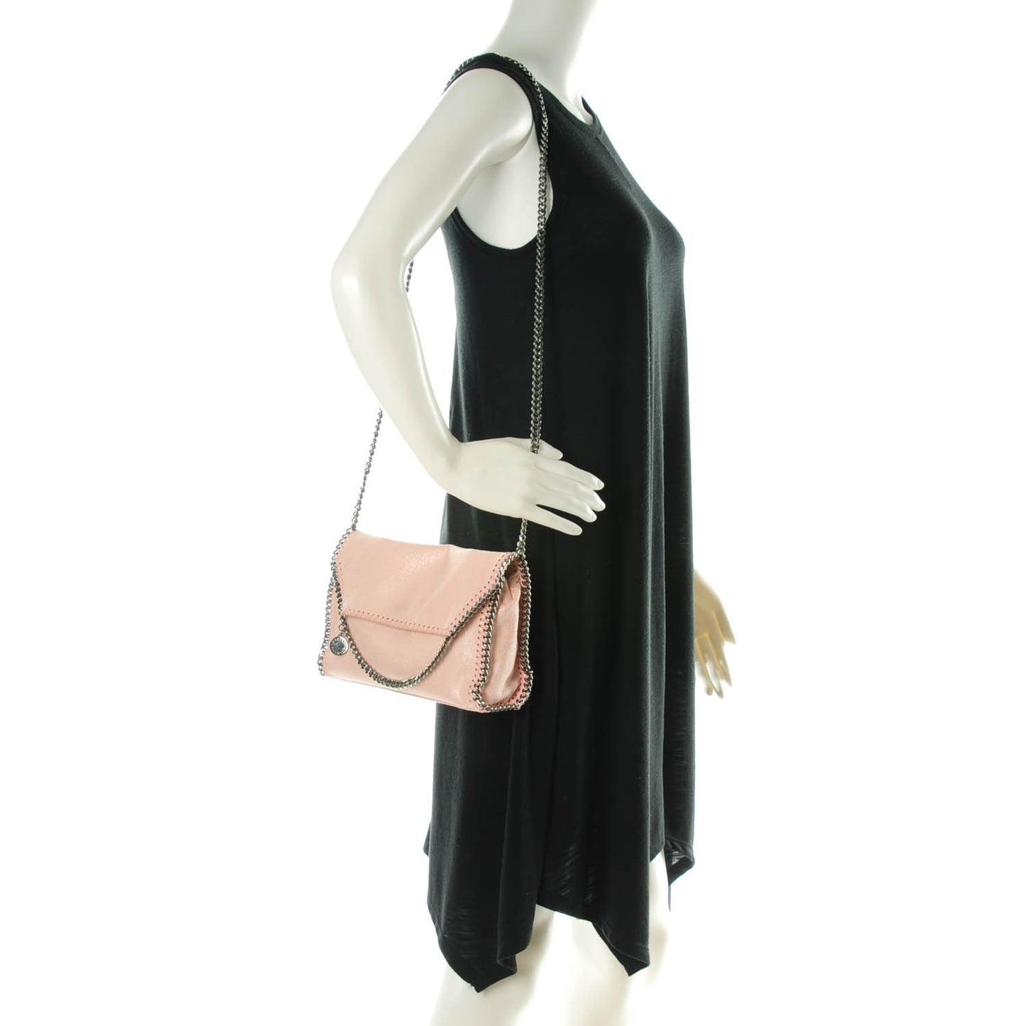 Pearlescent Mini Falabella Shoulder Bag Pink