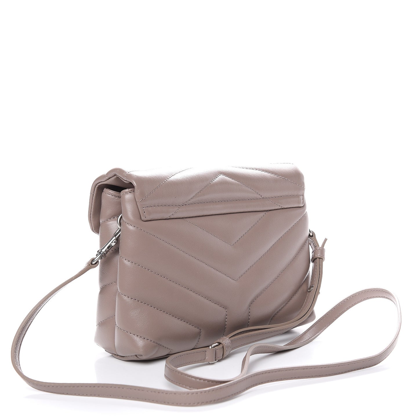 Calfskin Y Quilted Toy Loulou Monogram Satchel Nude Powder
