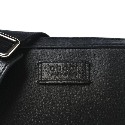 Gucci GG Supreme Monogram Textured Dollar Calfskin Small Crossbody Bag Black 8 of 11