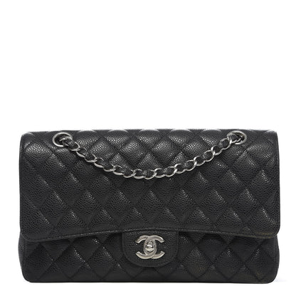 Chanel Caviar Quilted Medium Double Flap Black 1 of 15