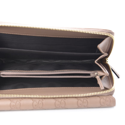 Gucci Guccissima Continental Zip Wallet Winter Rose 5 of 10