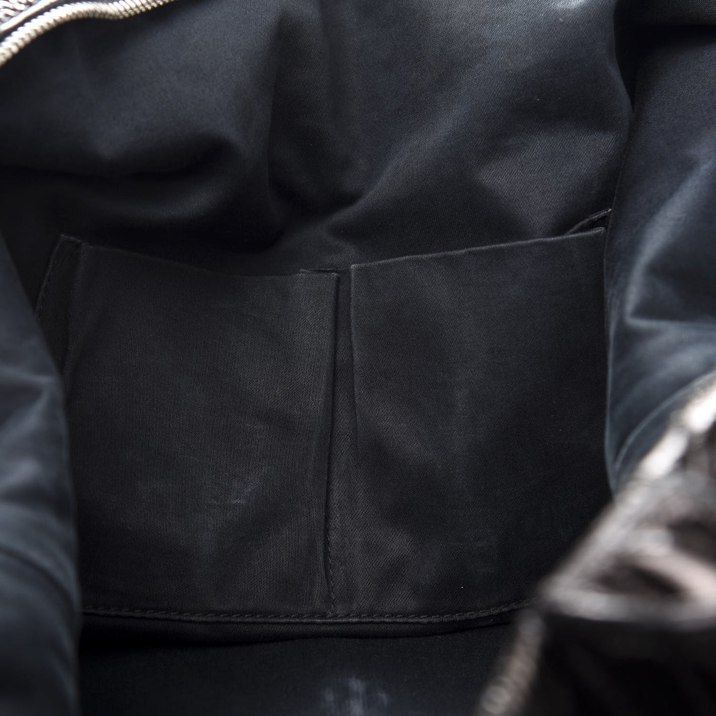 Textured Patent Easy Y Bag Black
