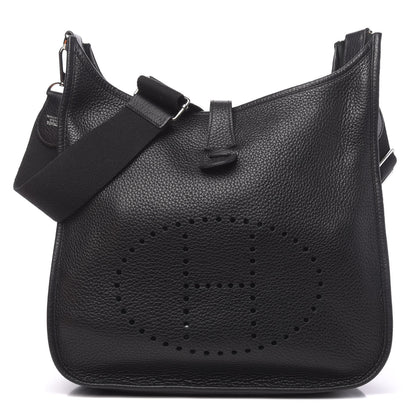 Hermes Taurillon Clemence Evelyne III GM Black 1 of 13