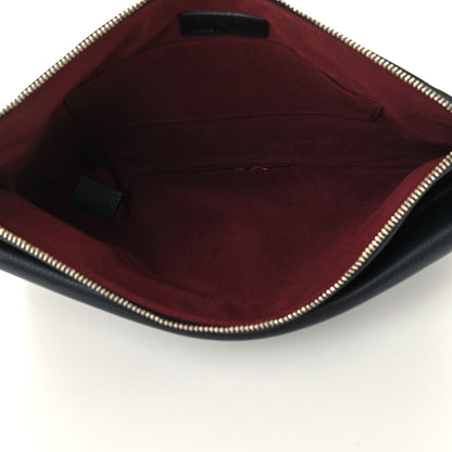 Chanel Grained Calfskin Quilted Large Archi Chic Cosmetic Case Black 6 of 14