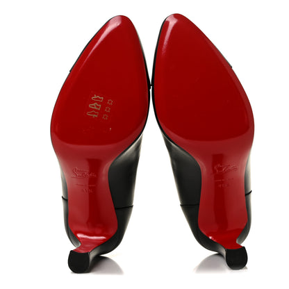 Christian Louboutin Calfskin Shine Me In The 90s 85 Ankle Boots 39.5 Black 5 of 7