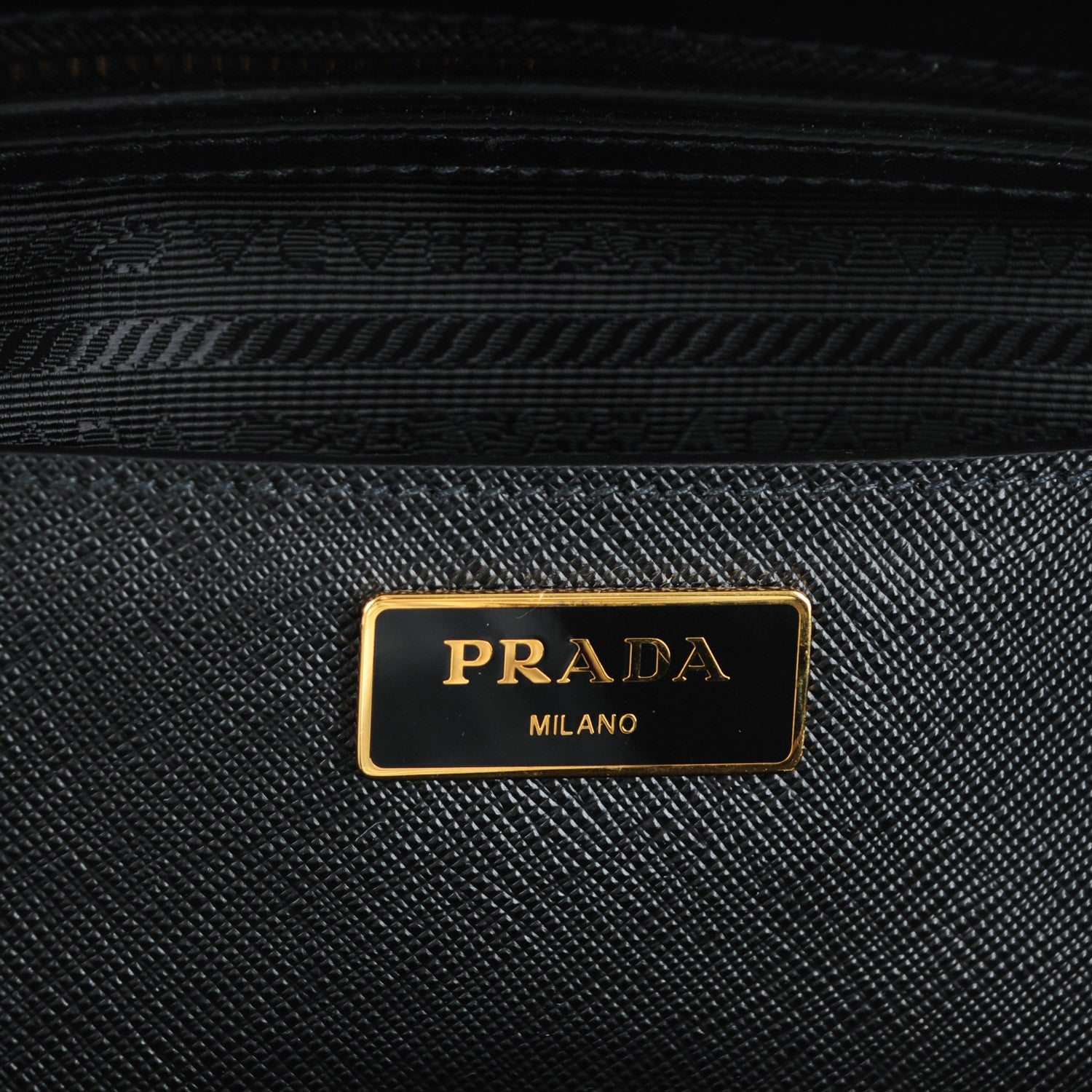 Prada Saffiano Medium Galleria Double Zip Tote Black 6 of 8
