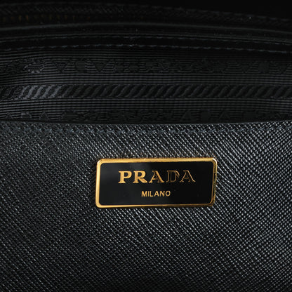 Prada Saffiano Medium Galleria Double Zip Tote Black 6 of 8