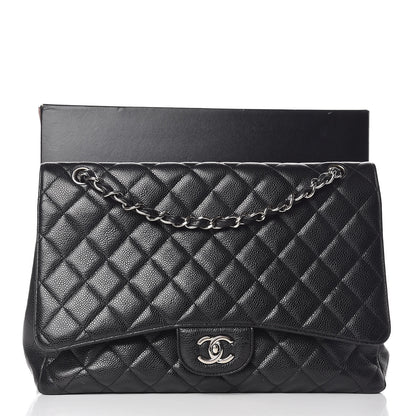 Chanel Caviar Quilted Maxi Single Flap Black 11 of 11