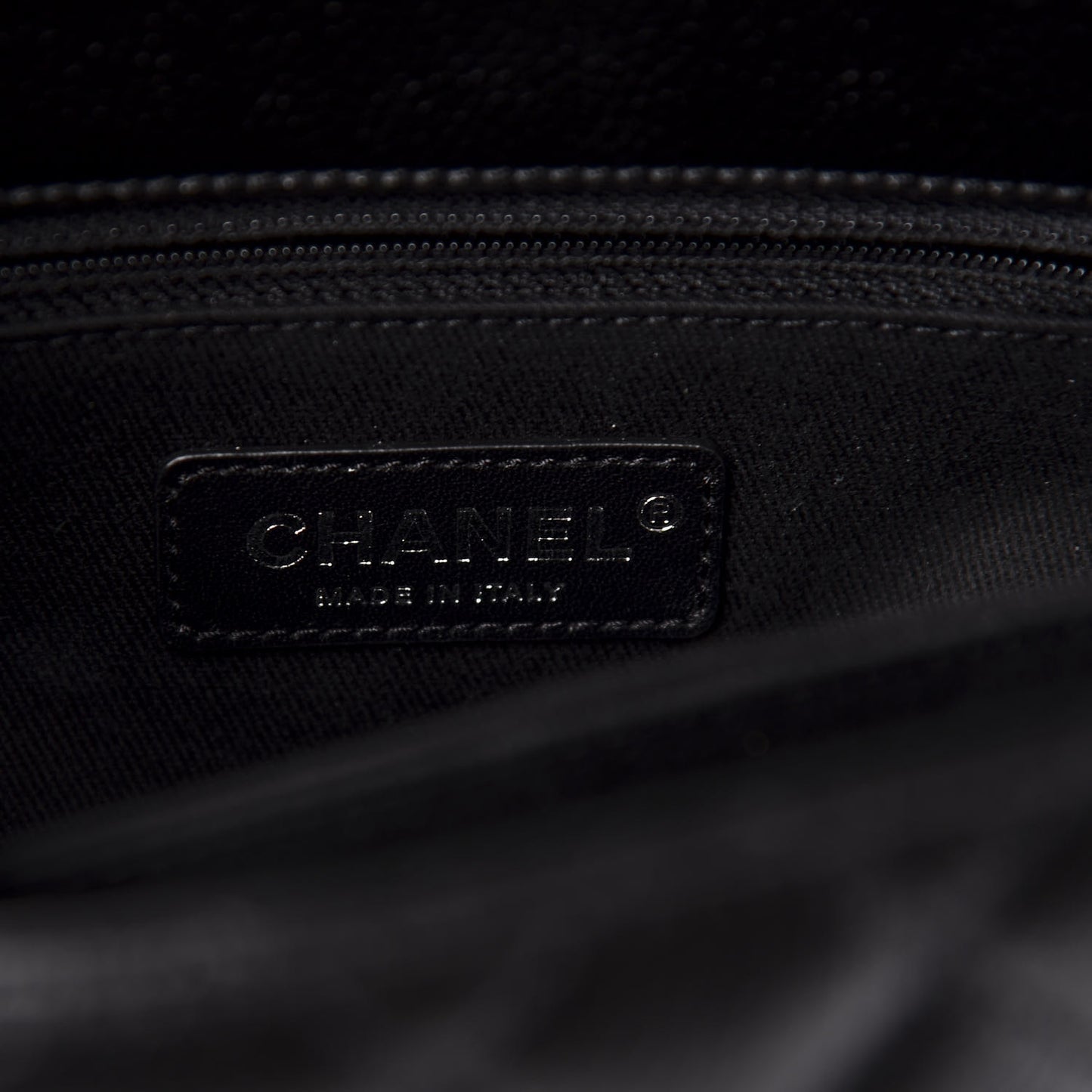 Caviar Quilted Mini Coco Handle Flap So Black