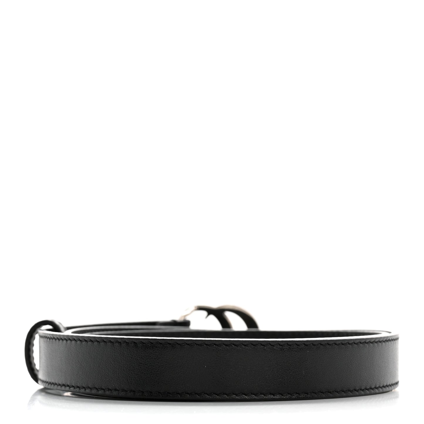 Calfskin Double G Belt 85 34 Black