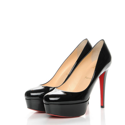 Christian Louboutin Patent Bianca 120 Pumps 38.5 Black 3 of 7