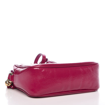 Gucci Soft Patent Small Soho Disco Bag Bright Bougainvillea 4 of 17