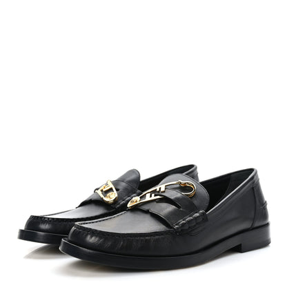Versace X FENDI Vitello Mens Fendace Mocassino Loafer 6 Black 3 of 8